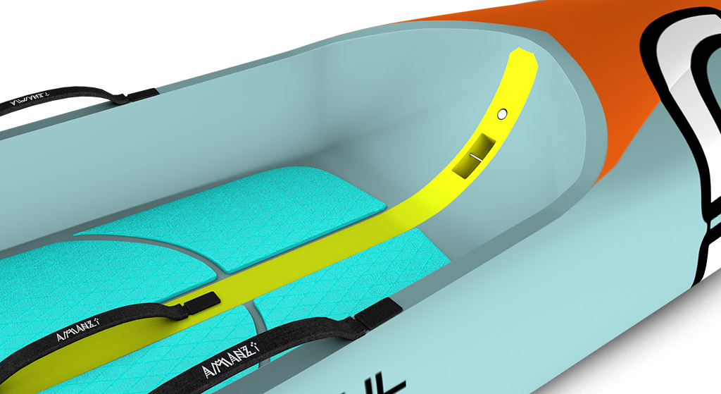 Amanzi notranjost karbonske SUP deske - DUSTYKID