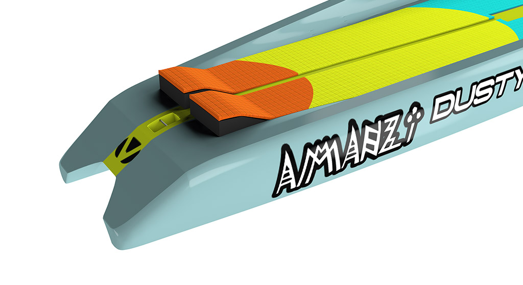 Amanzi unikatna oblika dna tekmovalne karbonske SUP deske